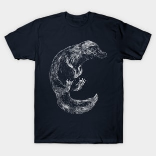 Platypus   |   Hand Drawn Illustration T-Shirt